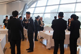 昼食会の様子